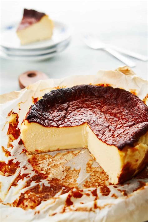 Basque Burnt Cheesecake Seminit Resipi