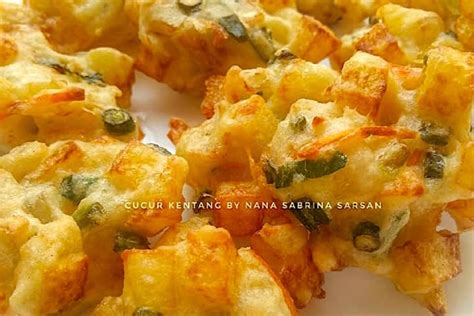 Cucur Kentang Resipi