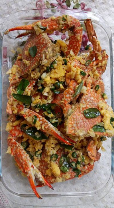 Ketam Telur Masin Resipi