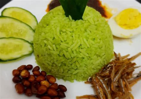 Nasi Lemak Pandan Resipi