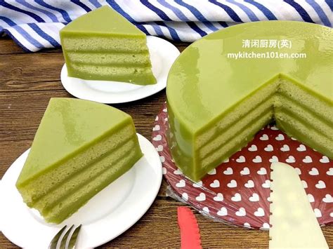 Pandan Layer Cake Resipi