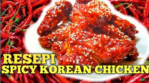 Resipi Ayam Korea Spicy