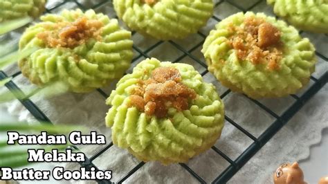 Resipi Biskut Pandan Gula Melaka