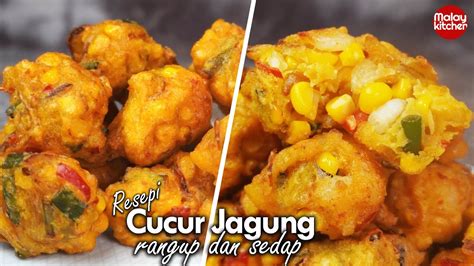 Resipi Cucur Jagung Manis