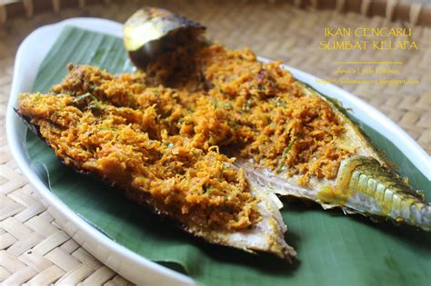 Resipi Ikan Cencaru Sumbat Kelapa