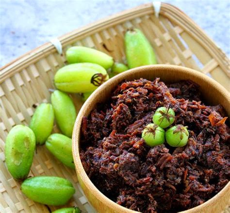 Resipi Sambal Hitam Belimbing