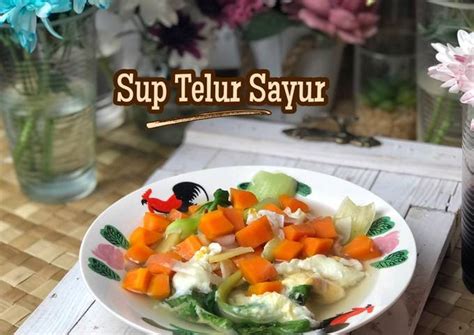 Resipi Sup Sayur Telur